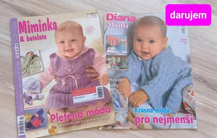 Čaopisy s návodmi na pletenie 4 ks + 2 zdarma,
