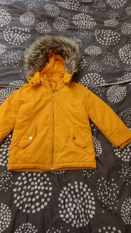 Zimný kabát, h&m,110