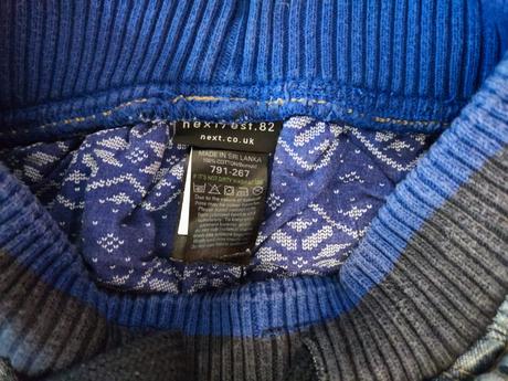 Zateplené nohavice 82, next,86