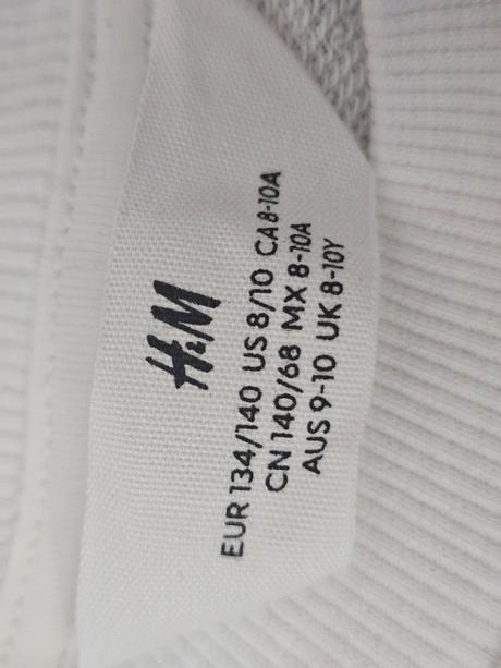 Dievčenská mikina, h&m,134