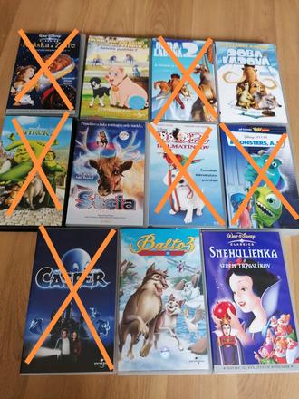 Videokazety originál,