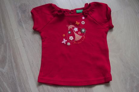 Dievčenské tričko benetton, benetton,68