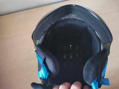 Lyžiarska helma s okuliarmi 53-55 cm, etape,s