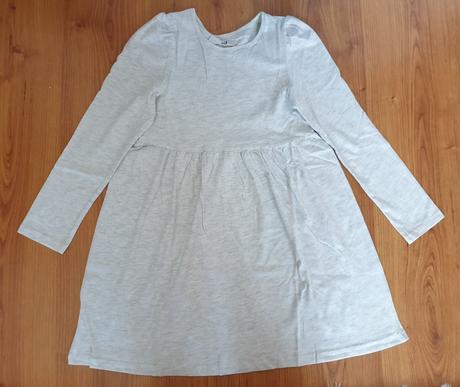 Dievčenské šaty z organickej bavlny, h&m,134 / 140