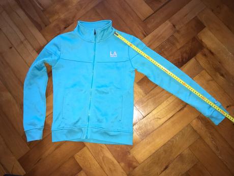 Krásna tyrkysová mikina, l.a. gear,122