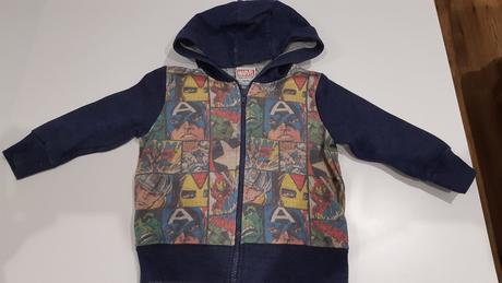 Mikina na zips, marvel,92
