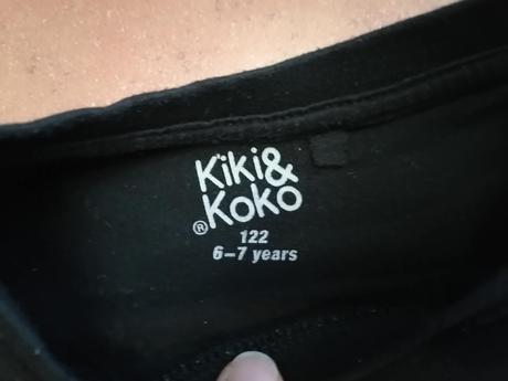 2x čierne tričko veľ. 122, 122