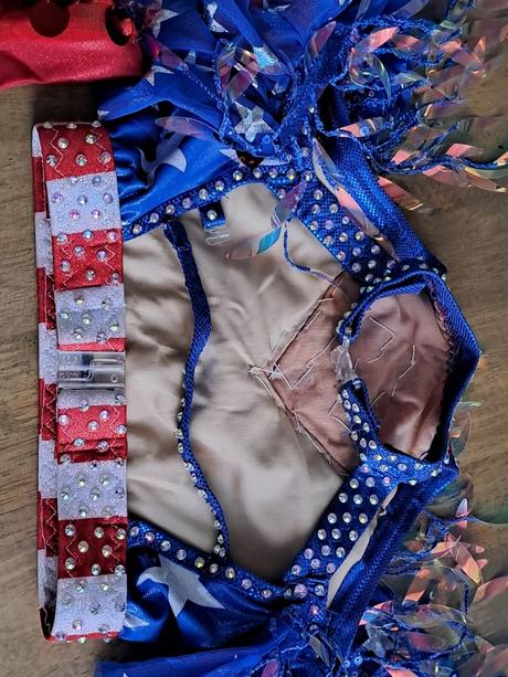 Disco dance solo/duo kostým- 122-134, 122