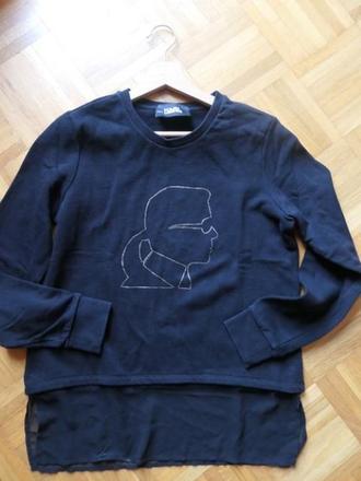 Karl lagerfeld original luxusna damska mikina m, m