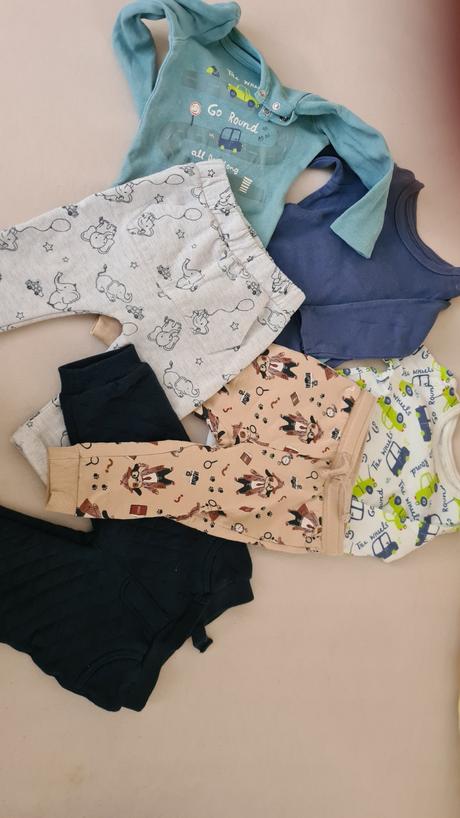 Teplacky a bodynka vel.74, 68–80