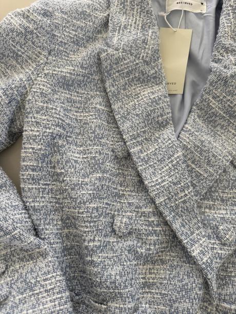 Modré sako, reserved,xs