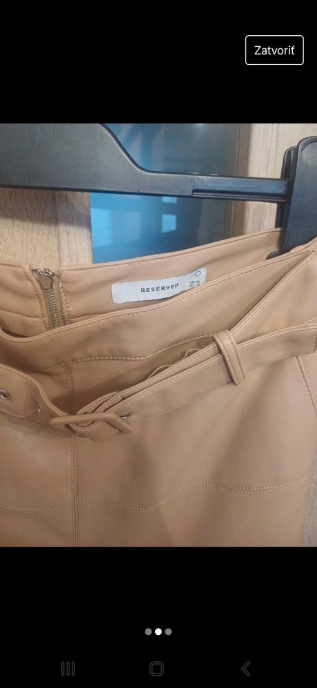 Koženková sukňa, reserved,s