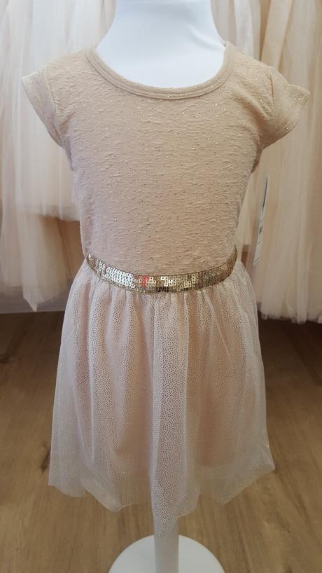 Zlaté úpletové šaty george, george,122 / 128