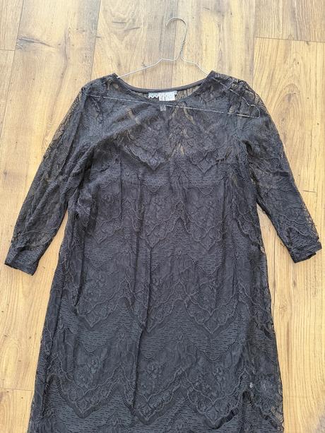 Čipkovane šaty, h&m,s