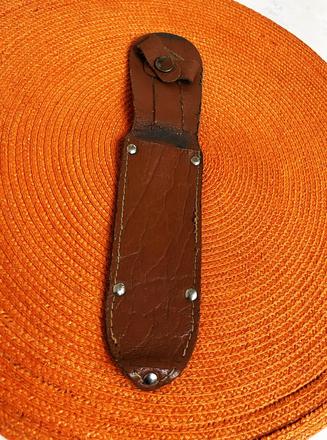 Kožené púzdro na lovecký nôž,