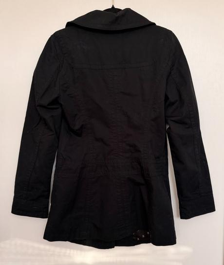 Edc by esprit čierny prechodný kabátik  trenčkot, esprit,m