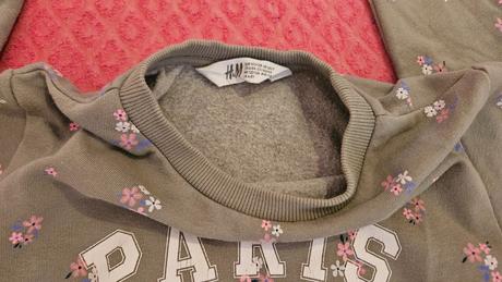 Dievčenská mikina h&m veľkosť 122/128, h&m,122