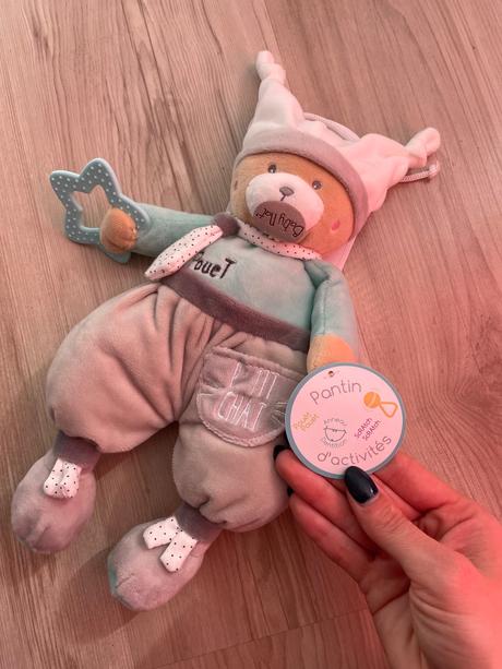 Plyšová hračka s hrýzadlom nová, 