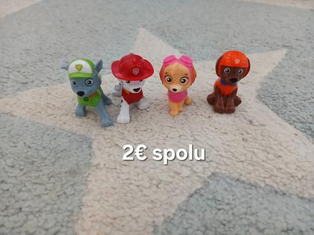 Figurky rozne labkova patrola - paw patrol, 
