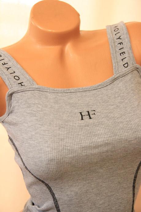 Šedý body top, holyfield, xs
