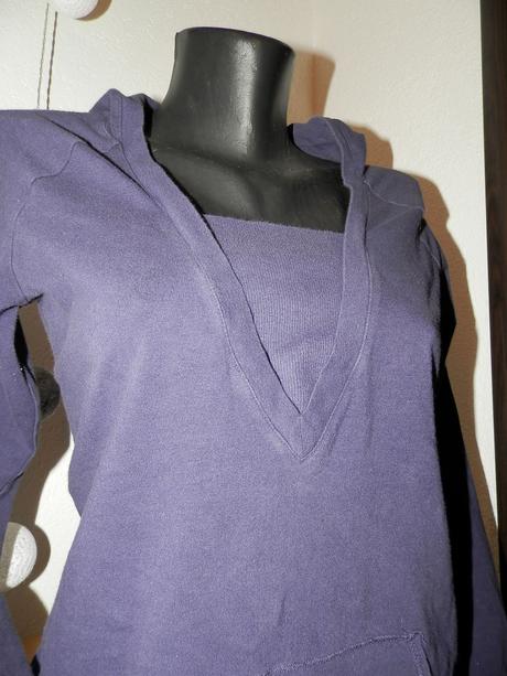 Domyos fialová mikina s kapucňou, domyos,m