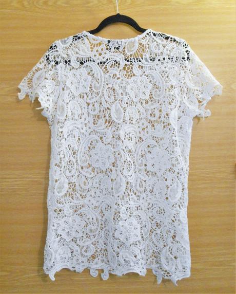Dierkovaný ažúrový topík janina veľ. 40, 40
