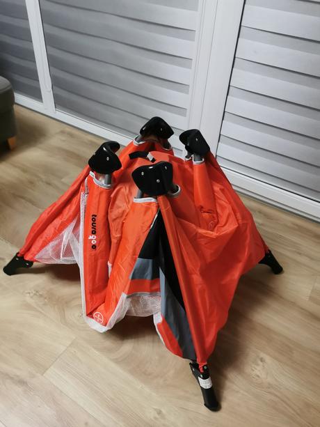 Prenosná postieľka touragoo s matracom, šírka (cm): 60,dĺžka (cm): 120