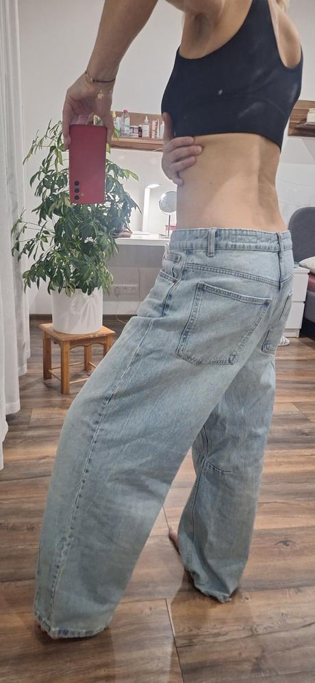 Široke rifle baggy zara vel 40/42, zara,40