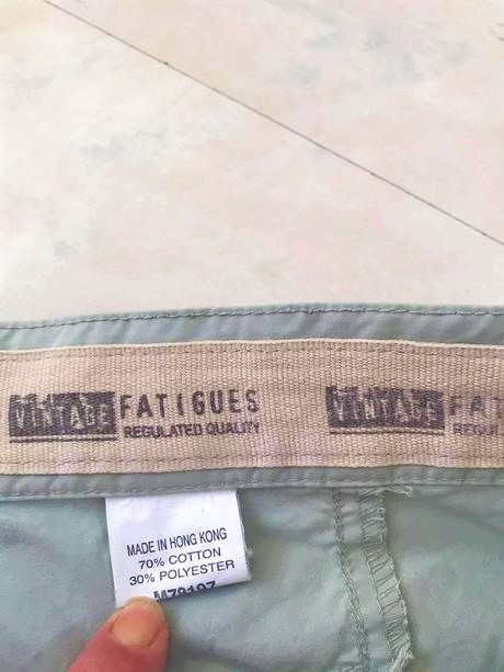 Kraťasy vintage fatigues, l