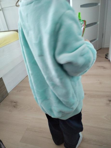 Mentolova teplucka mikina 110/116, 110