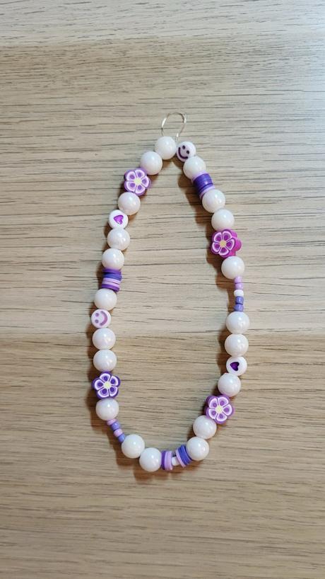 Ručne vyrábané prívesky na telefón - 2 ks, 