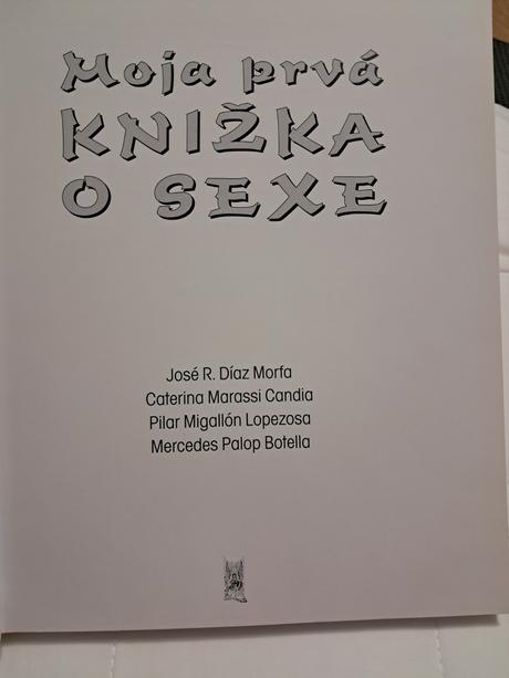 Moja prva knizka o sexe, 