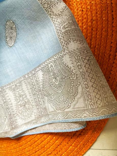 Batistová šatka na krk, xl