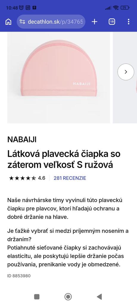 Kupacia čiapka, 