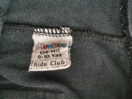 Hrubšie legíny 134/140 s trblietkami, kids club,134