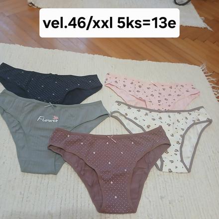 Nohavičky vel.46 5ks, xxl