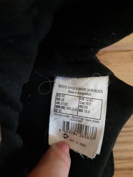 Detske zimne topanky vel. 30, quechua,30