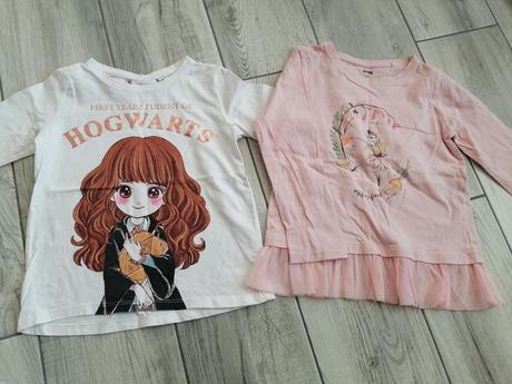 Ružové tričko s krajkou - 116 sinsay, sinsay,116