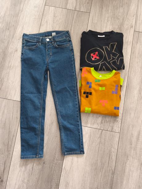 Slim rifle, tričká dlhý rukáv 122, 122–134