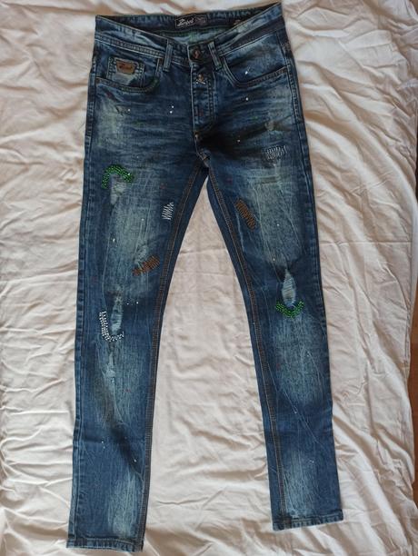 Pánske jeans pre mladého študenta, 34