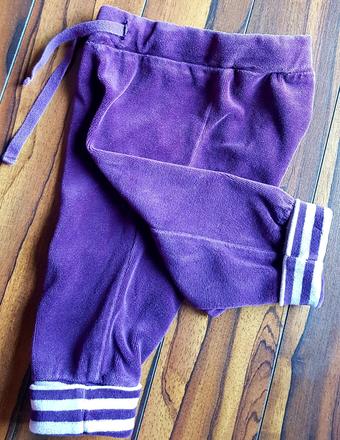 Velurove teplaciky rastuce, h&m,62