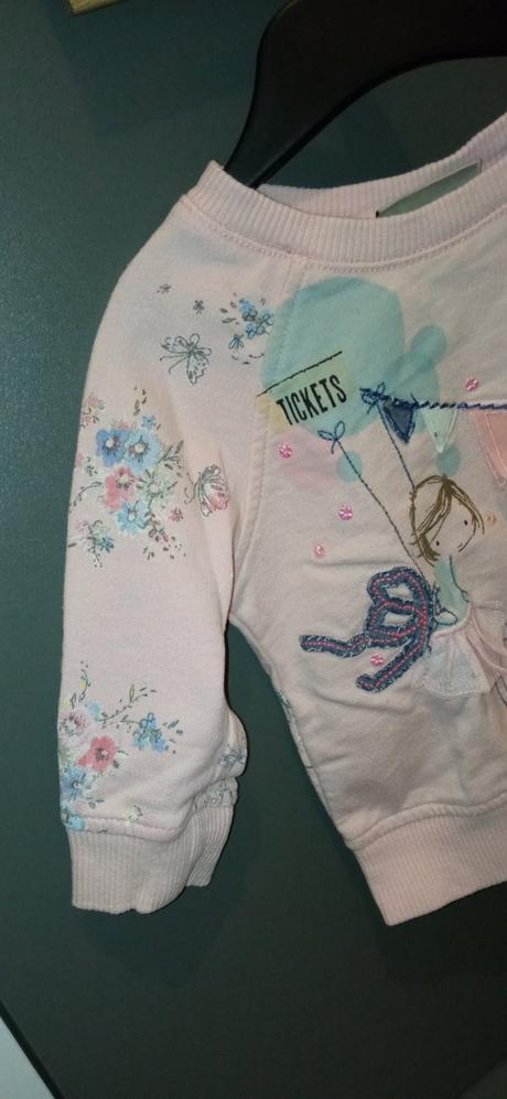 Dievčenská mikina pre bábätko 68 (3-6m) next, next,68