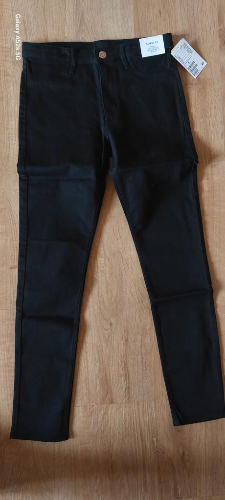 Strečové skinny fit rifle h&m  146/152, h&m,146