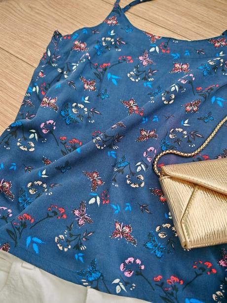 Kvetinové tielko, vero moda,s