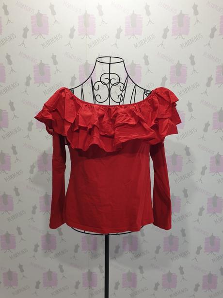 Top s volánom, h&m,m