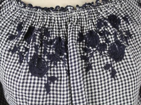 Crop károvaná blúzka hollister veľ. xs, hollister,xs