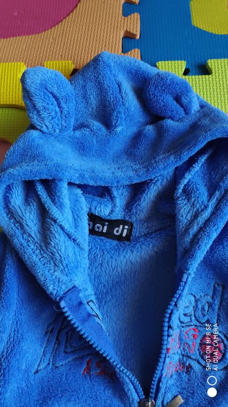 Flisova mikina s ušami, 80