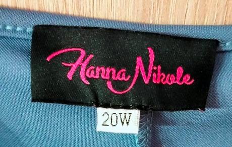 Elegantné šaty, šedá/modrá, v. 2xl/3xl, xxl