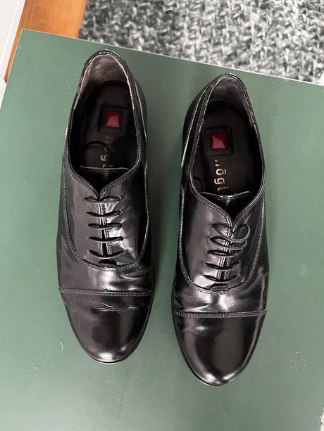 Čierne kožené topánky högl vel.38, 38