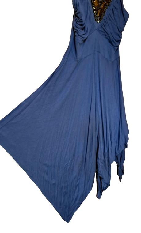 Štýlové asymetrické šaty top stav, s